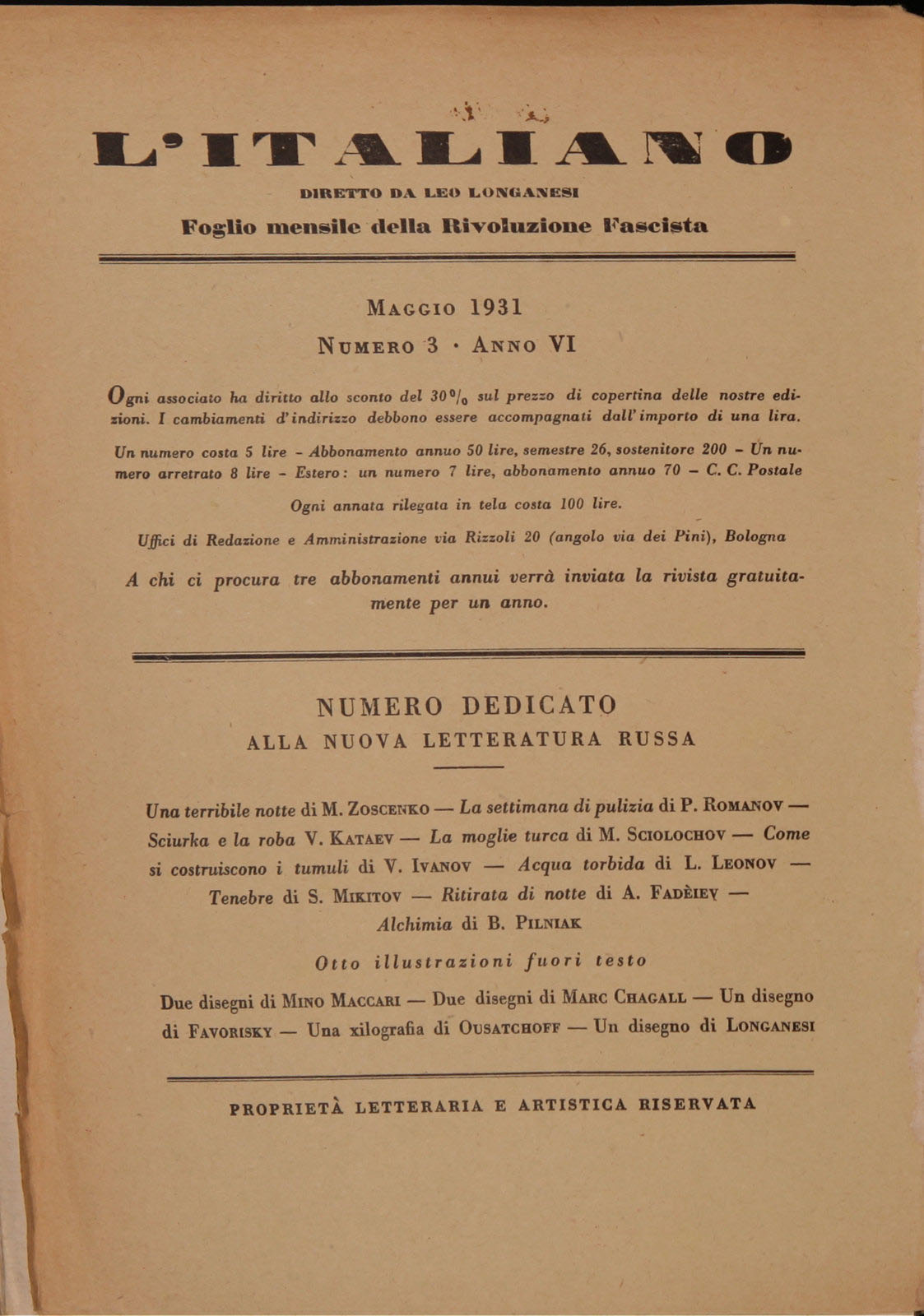 L'Italiano -  6 (1931), n. 3, pp. 149-156